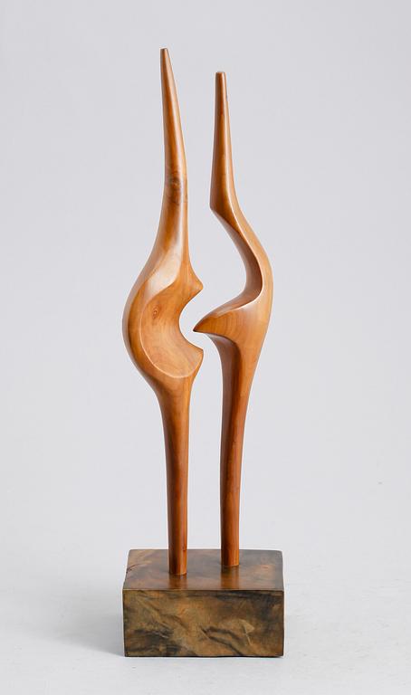 BO FJAESTAD, skulptur, trä, signerad och daterad-73.