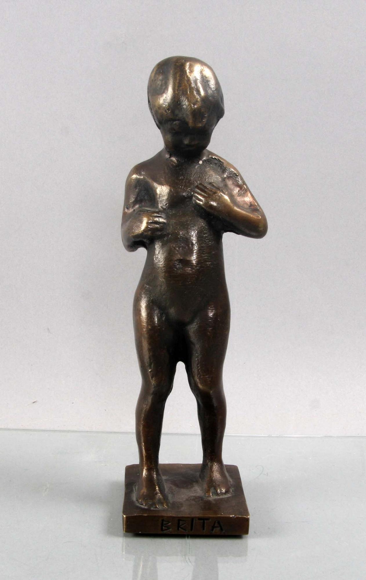 CARL ELDH, efter, brons, sign E.J. Eldh.