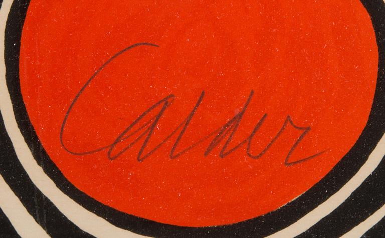 ALEXANDER CALDER, "TACHES DE ROUSSEUR, PL. 2, UR LA MÉMOIRE ELÉMENTAIRE".