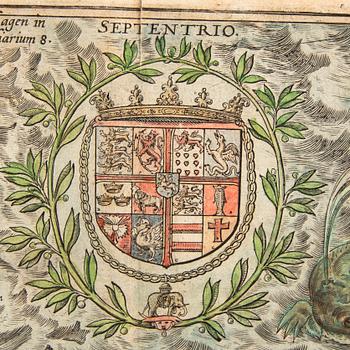 Marcus Jordan, map for Ggeorg Braun & Frans Hogenberg 'Civitates Orbis Terrarum', Cologne ca 1585-90.