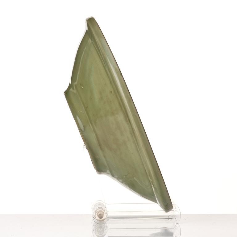 A celadon dish, Ming dynasty (1368-1644).
