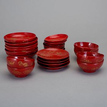 PARTI LACKER, 22 st, Kina, sen Qingdynasti, 1800-tal.