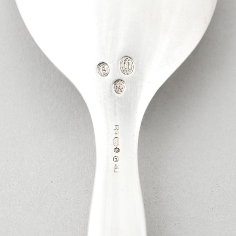 Johan Rohde, a set of 179 pcs of Acanthus 830/1000 silver and stainless steel flatware, Copenhagen ca 1928.