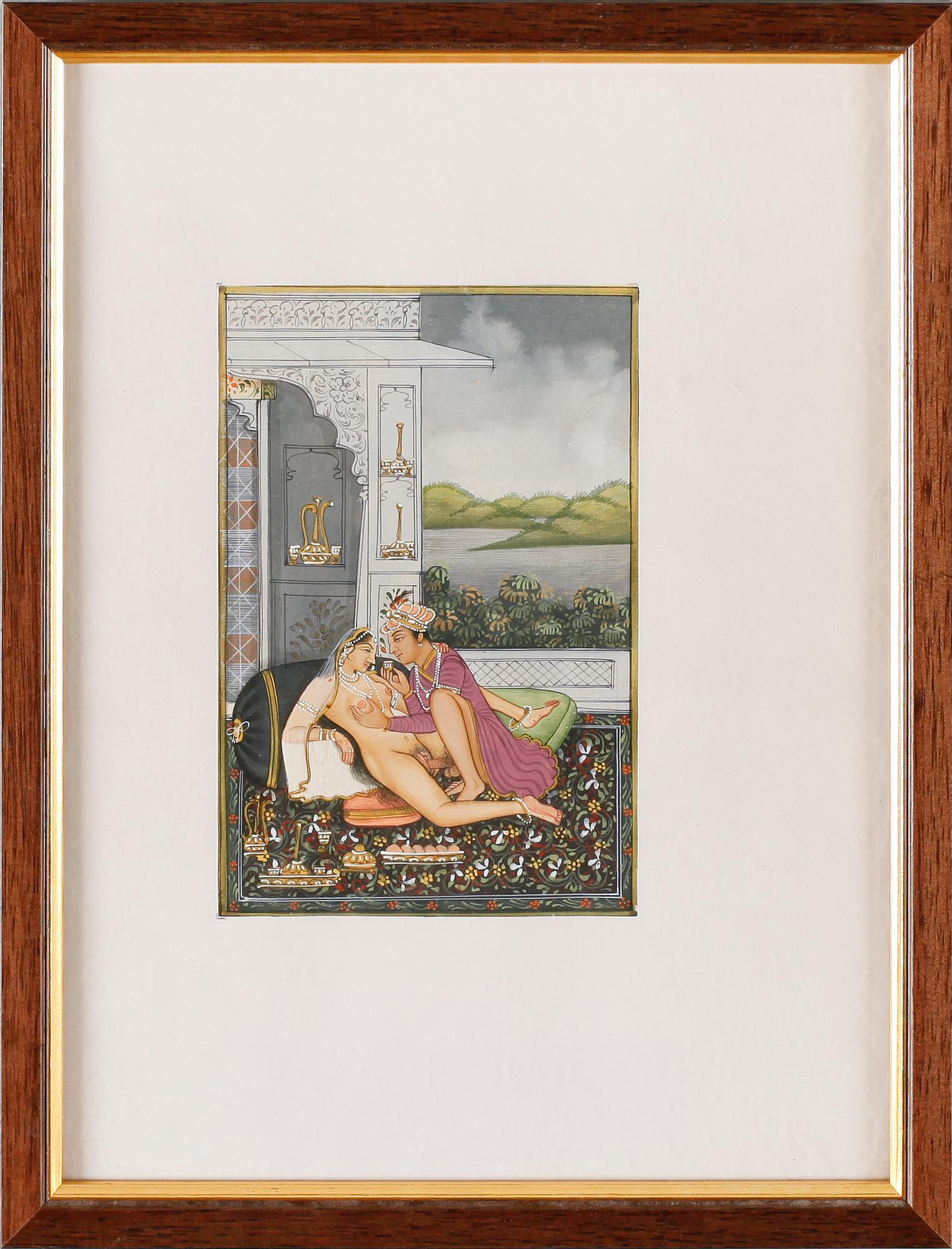 OKÄND KONSTNÄR, 4 st, gouacher, orientaliska, 1800-/1900-tal.