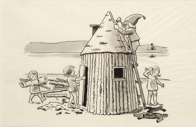 Elsa Beskow, "Hattstugan".