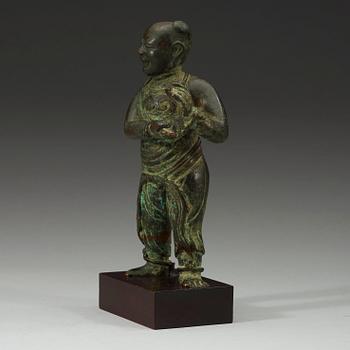 FIGURIN, brons. Mingdynastin (1368-1644).