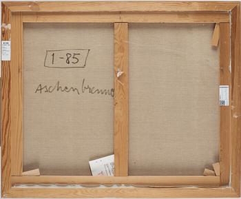 Lennart Aschenbrenner, oil on canvas, signed and dated-85.