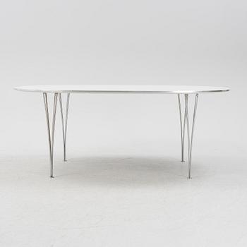 Bruno Mathssonn & Piet Hein, matbord, "Superellips", Fritz Hansen, 1982.