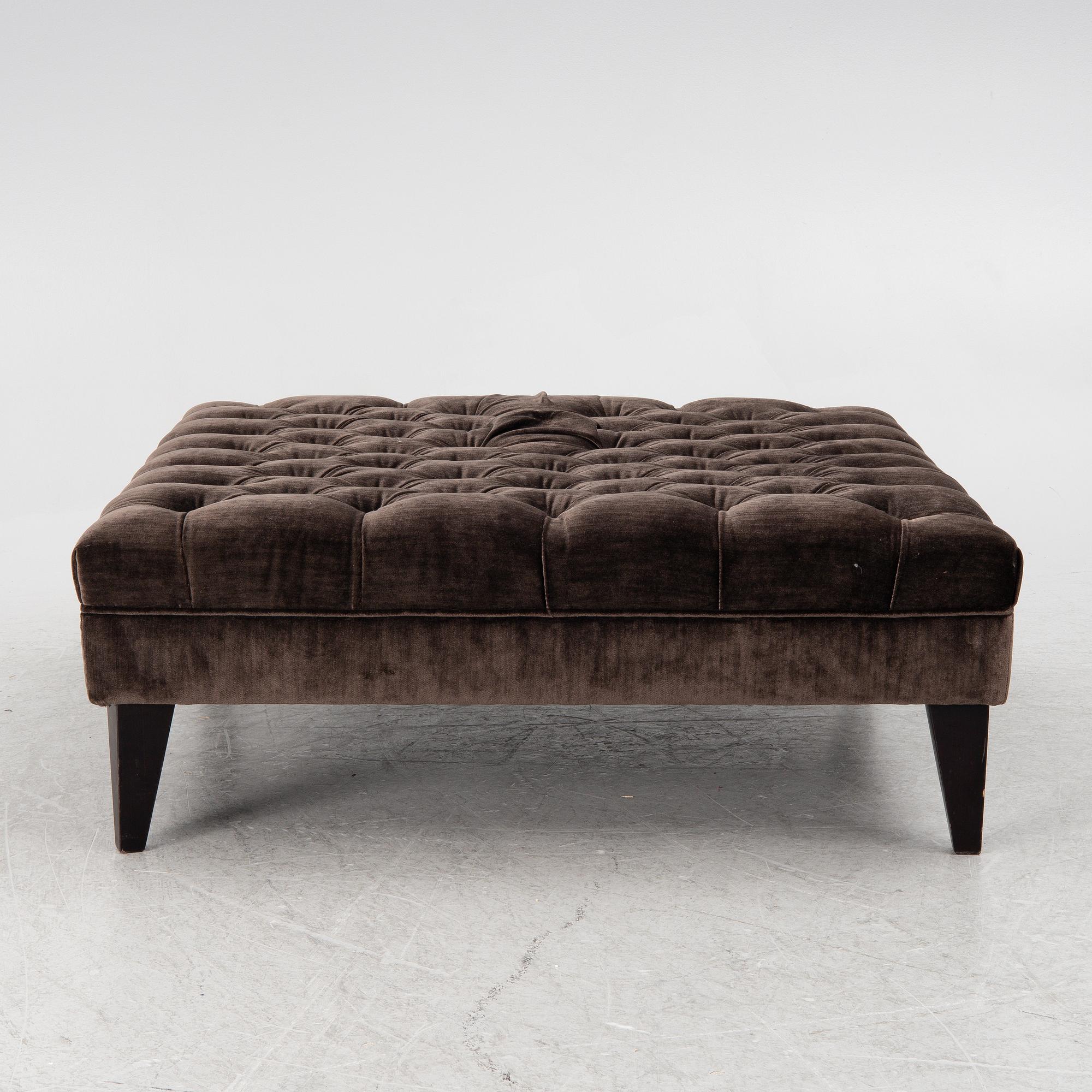 A pouf, contemporary.