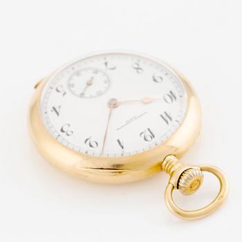 Vacheron & Constantin, Geneva, 18K gold, pocket watch, 34 mm.