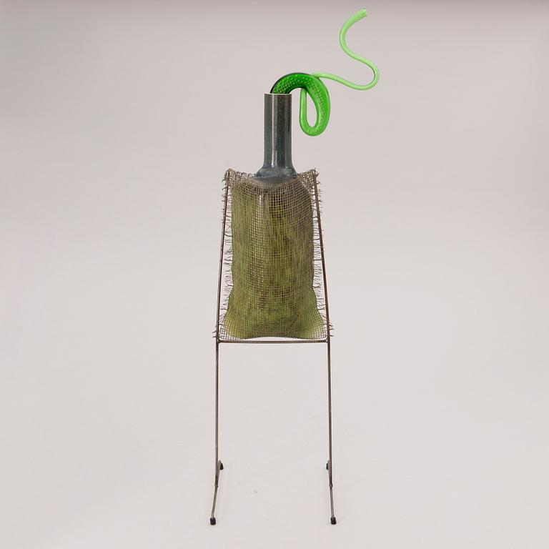 MARKKU SALO, skulptur, signerad Markku Salo, Nuutajärvi Notsjö 1991.