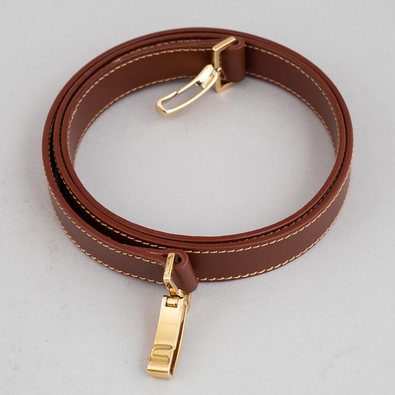 Burberry, a handbag and wallet.