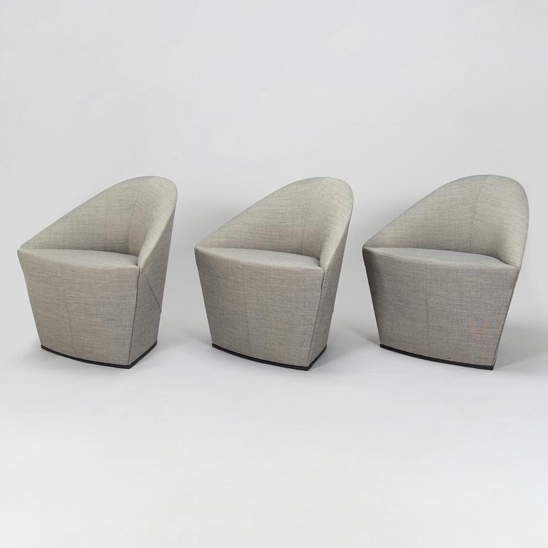 Lievore & Altherr & Molina, Three 21st century 'Colina' easy chairs for Arper Italy. Designed 2014.