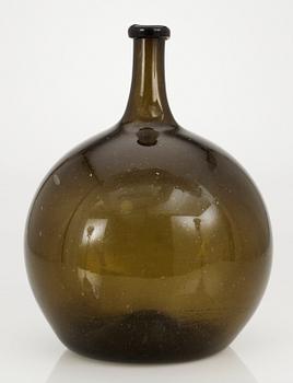 644. FLASKA, glas. 17-1800-tal.
