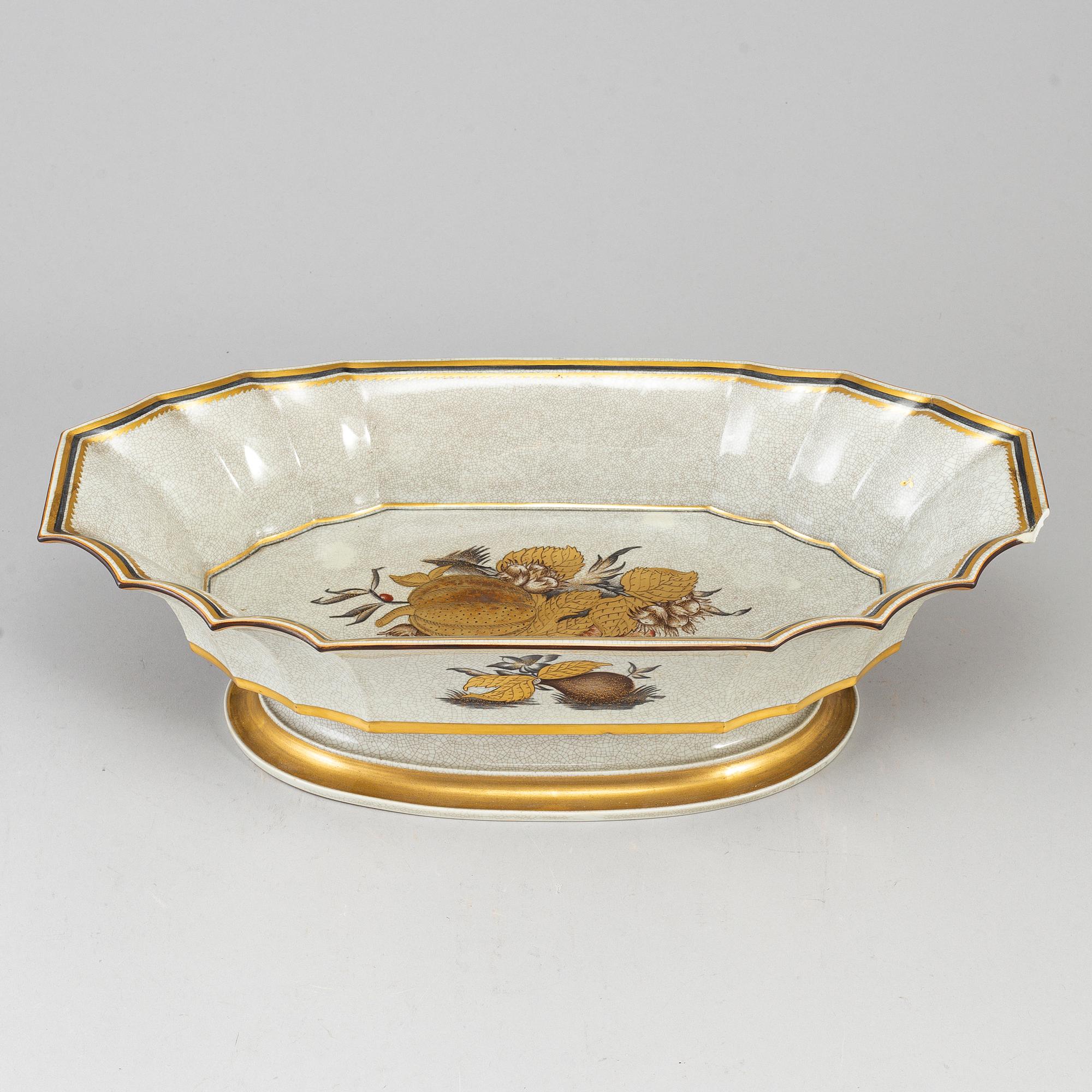 A large porcelain jardinière, Royal Copenhagen, attributed to Thorkild Olsen.