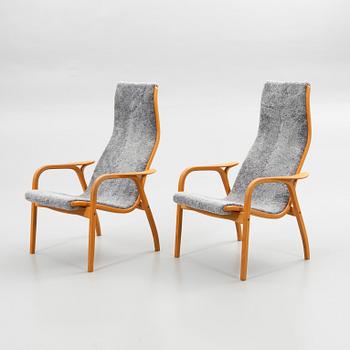 Yngve Ekström, Armchairs, a pair, "Lamino", Swedese, Sweden, 21st century.