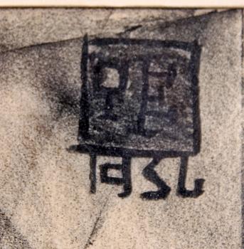 OSSIAN ELGSTRÖM, litografi, monogramsign o dat 1936.