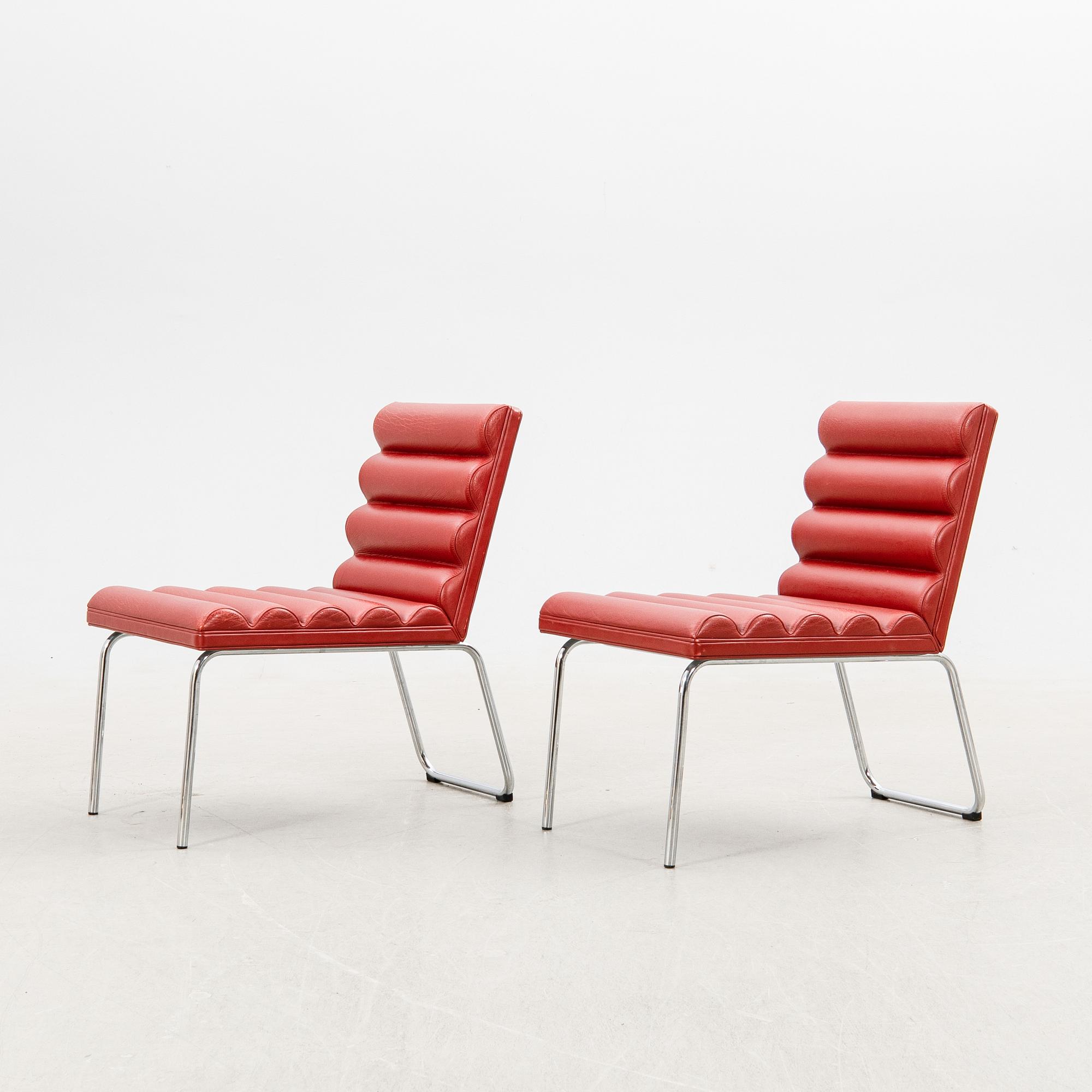Gunilla Allard, armchairs, a pair, "Chicago", Lammhults.