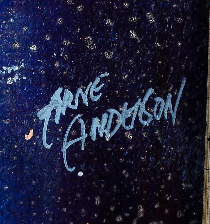 ARNE ANDERSON, olja på pannå, signerad.