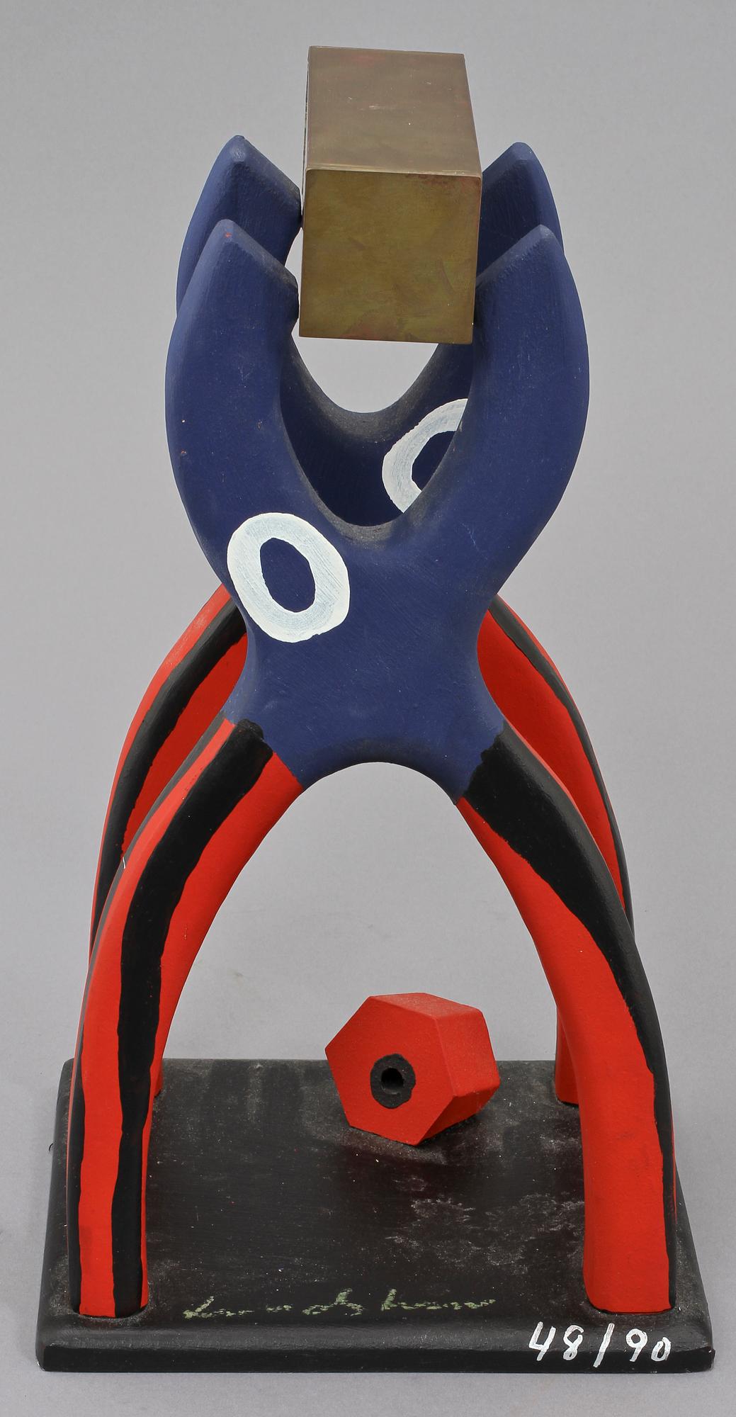BENG LINDSTRÖM, skulptur, "Tången", sign o numr 48 / 90.