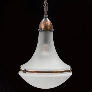 A PETER BEHRENS "LUZETTE" CEILING LAMP, AEG first half of 20th century.