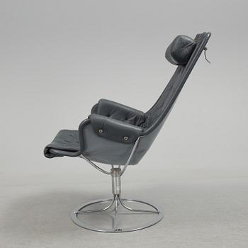 BRUNO MATHSSON, a leather upholstered 'Jetson' armchair from Dux, 1990's.