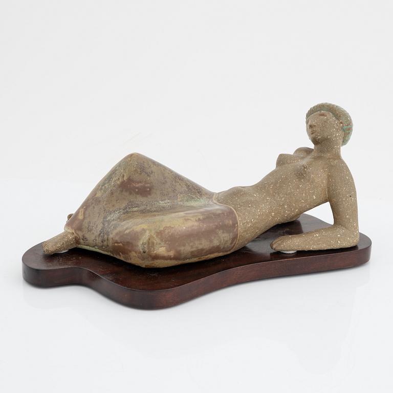 Stig Lindberg, a stoneware sculpture, Gustavsberg studio, Sweden, 1940-50s.