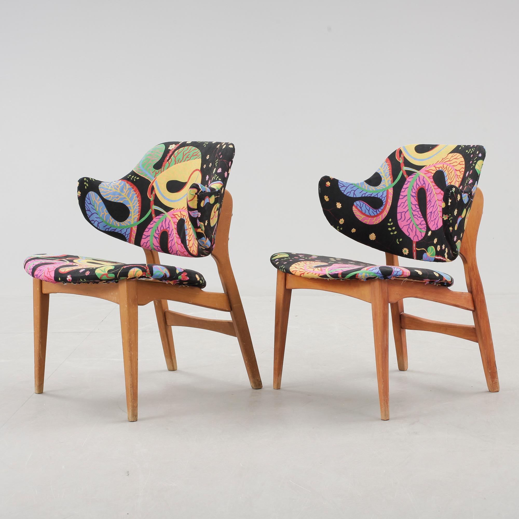 KARMSTOLAR, ett par, "Winni", Ikea, 1960-tal.