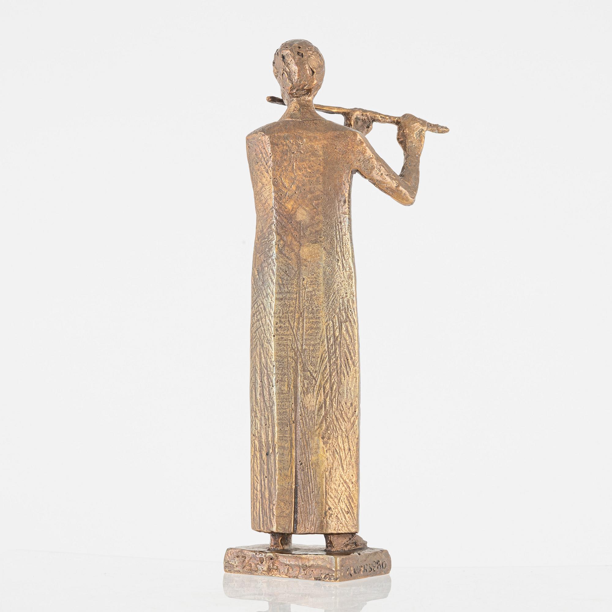 Thomas Qvarsebo, sculpture. Signed, numbered, foundry mark. Bronze, height 23 cm.