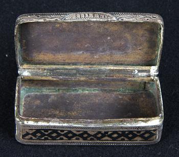 DOSOR, 2 st, silver, 1800/1900-tal.