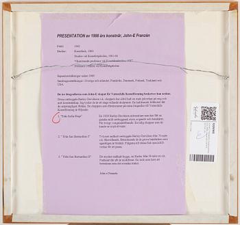 JOHN-E FRANZÉN, lithographs in colour, 1998, signed 24/320, 20/320.