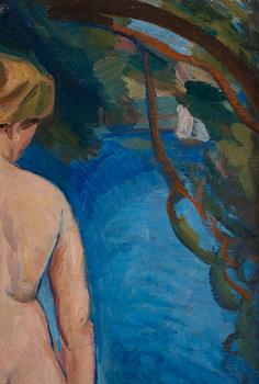 Georg Pauli, Kvinna på väg till badet.