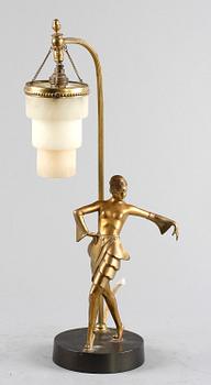 BORDSLAMPA, art deco, 1900-talets första hälft.