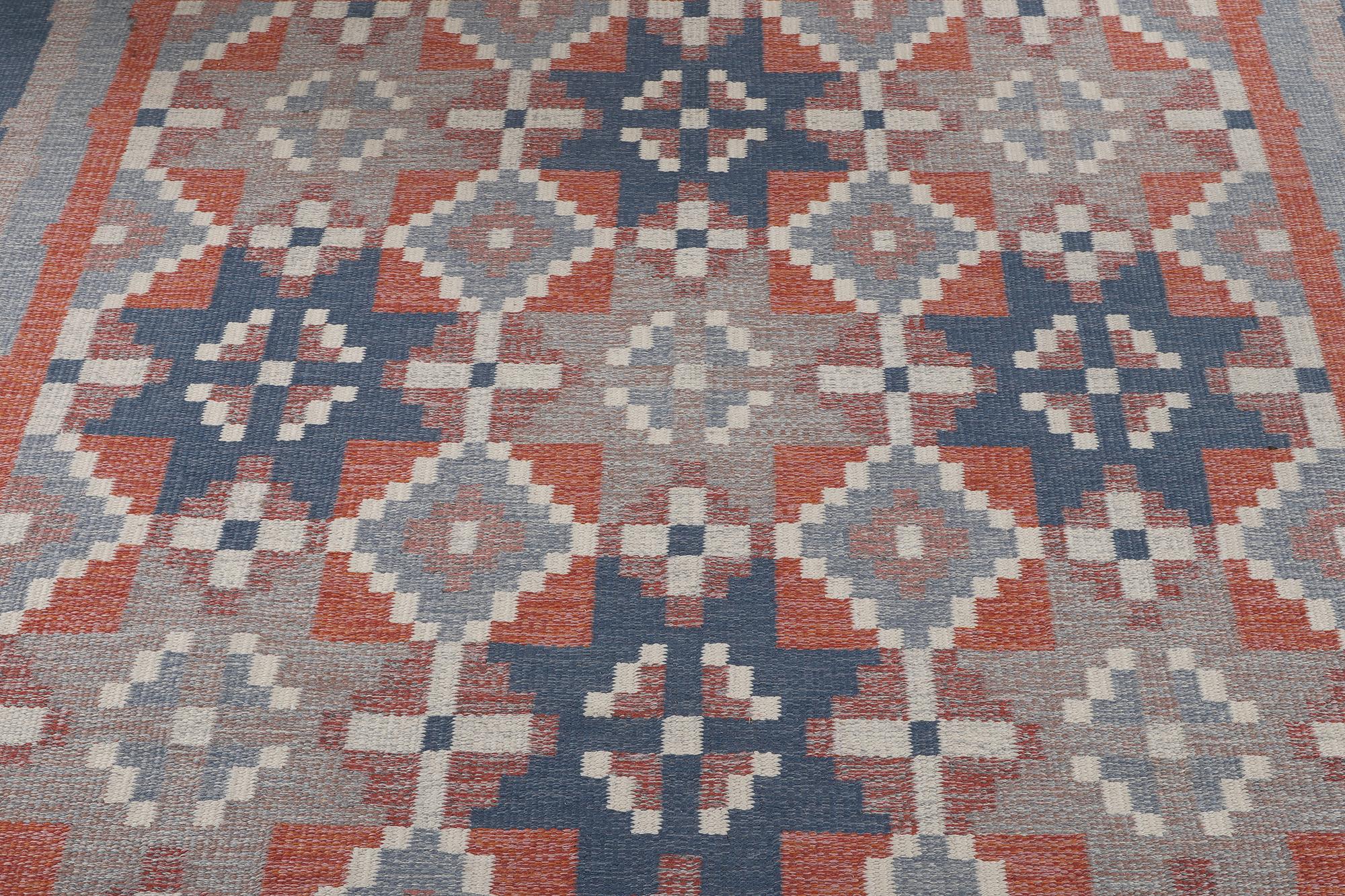 Erik Lundberg, matta, röllakan, Vävaregården , Eringsboda, ca 244 x 173 cm.