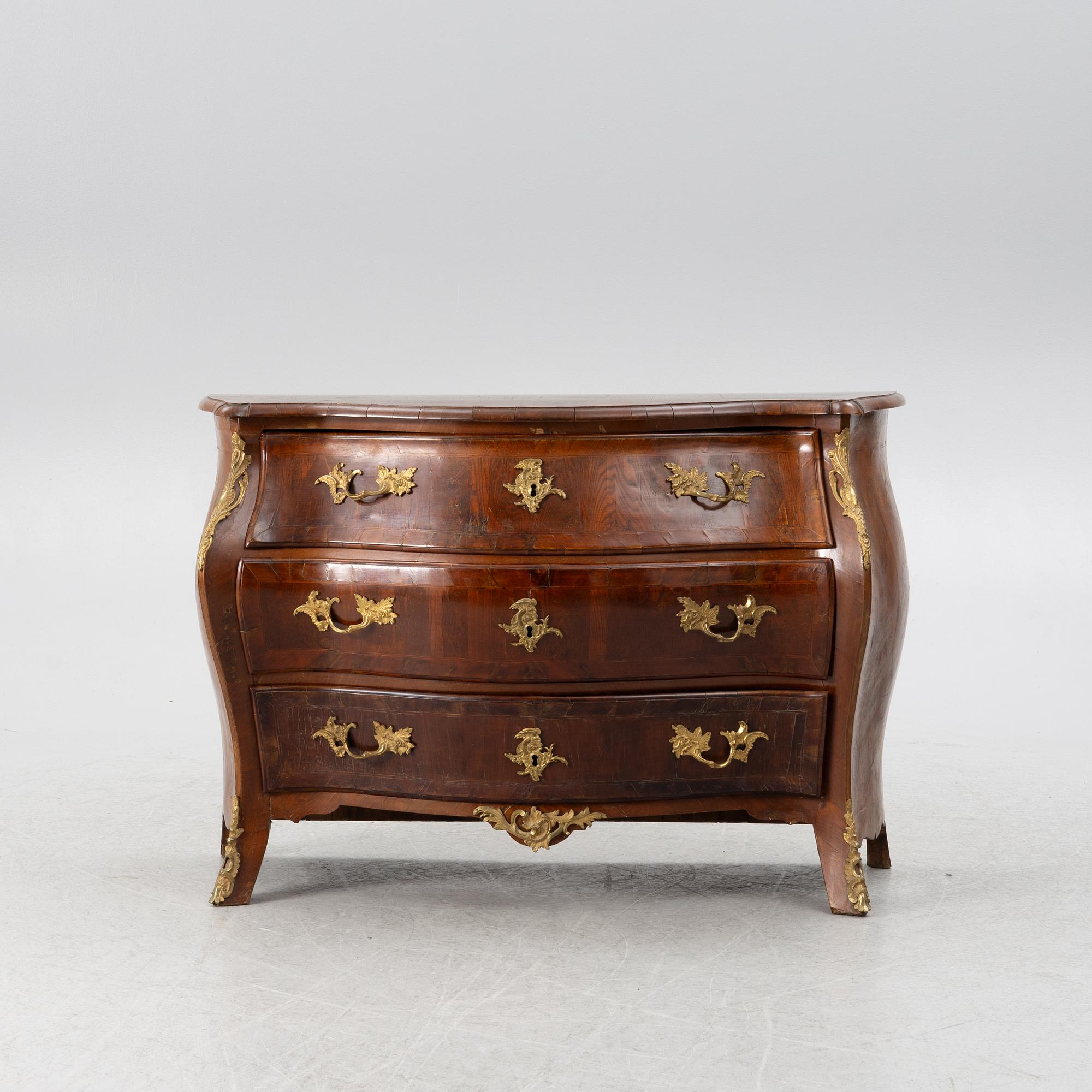 A Rococo chest of drawers, second half of the 18th Century.