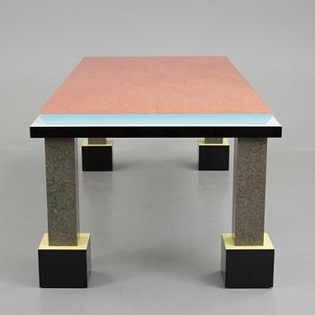An Ettore Sottsass 'Palm Spring' table, Memphis, Italy.