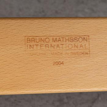 Bruno Mathsson, fåtöljer, ett par, "Mina", Dux.