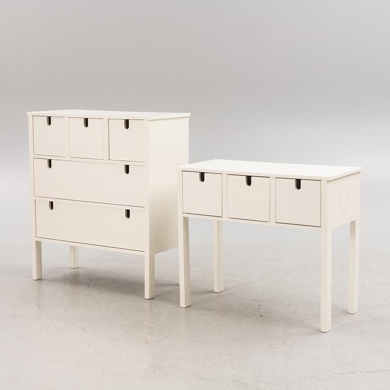 Sara Szyber, sideboard and chest of drawers, "Wing", Design House Stockholm.