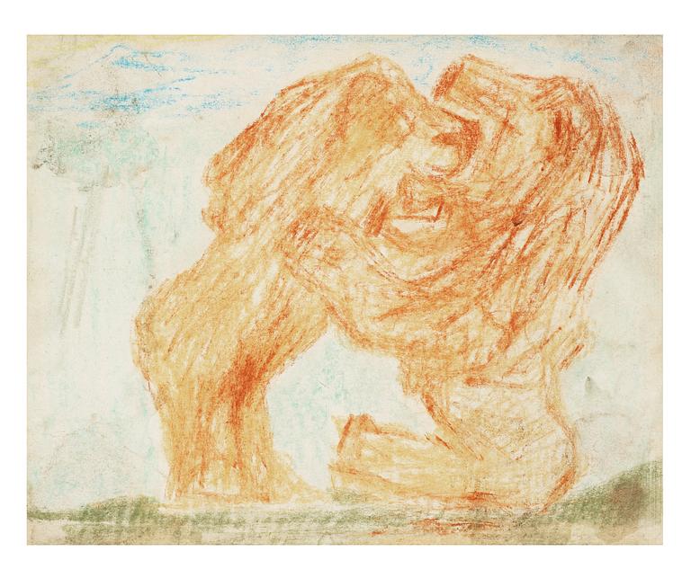 Carl Fredrik Hill, "Två lejon" (Two Lions).