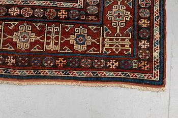 Gallerimatta, Antik Shirvan, sannolikt ca 370 x 140 cm.