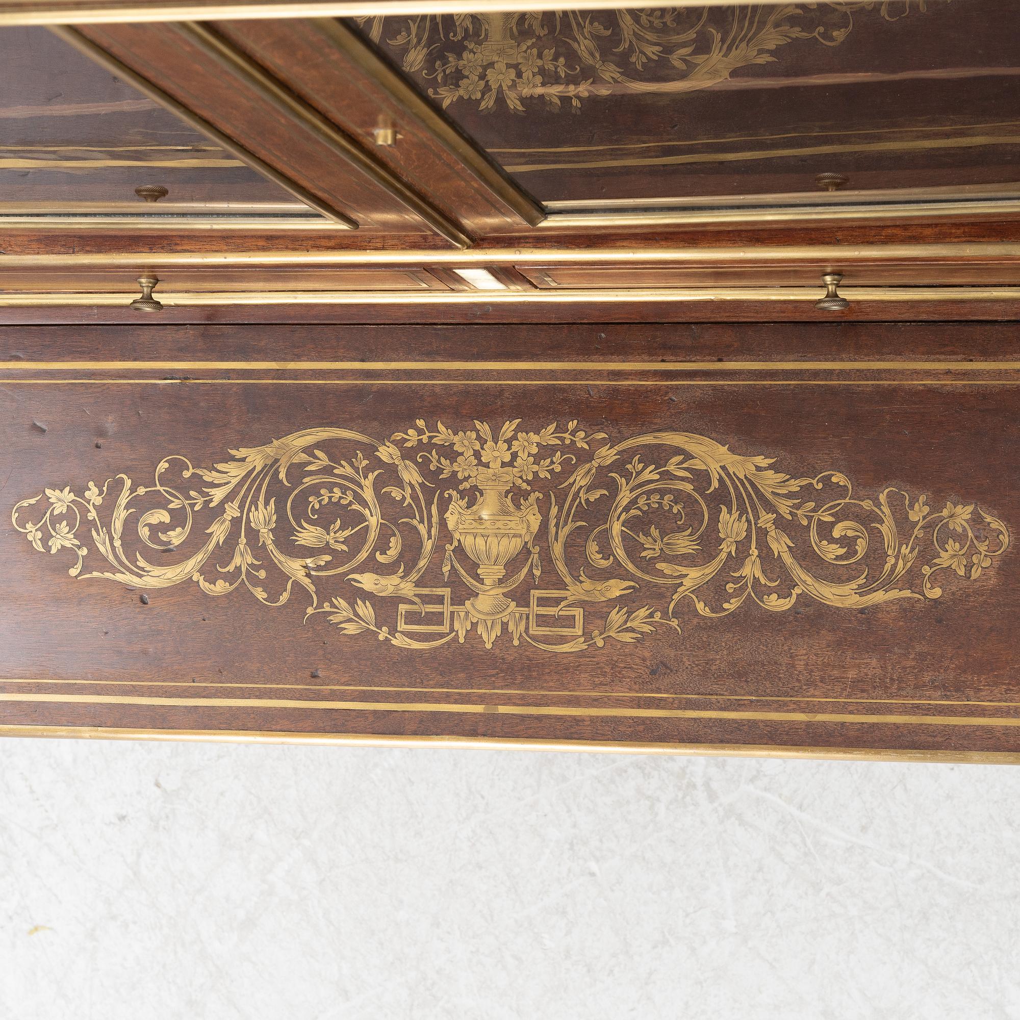 A presumably Russian  Jacob-style bonheur du jour, late 19th century.