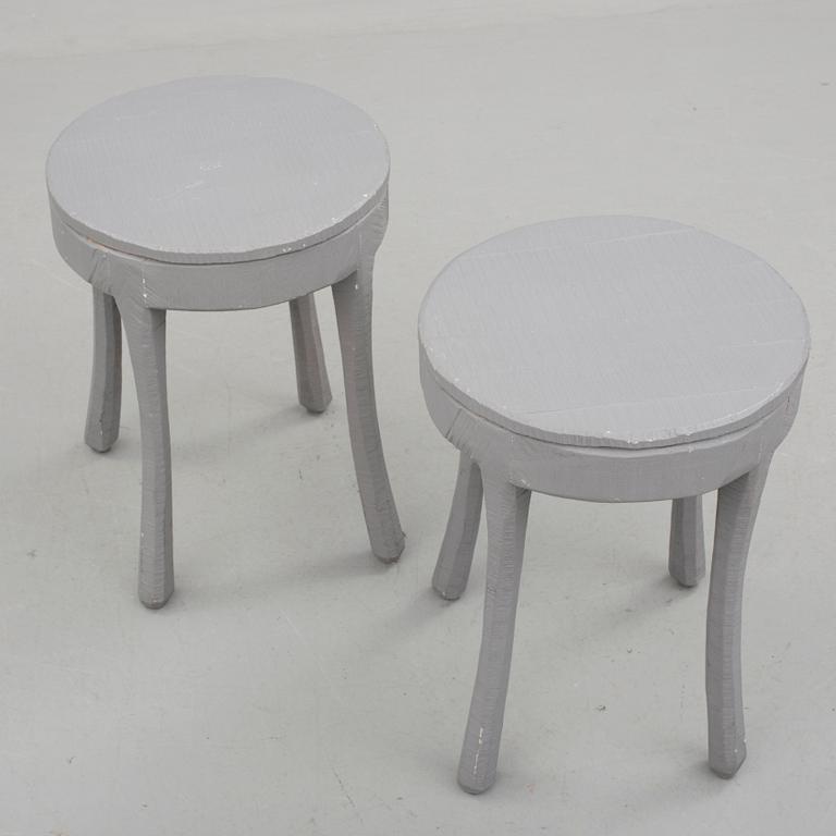 BORD, ett par, "Raw", design Jens Fager för Muuto, 2000-tal.