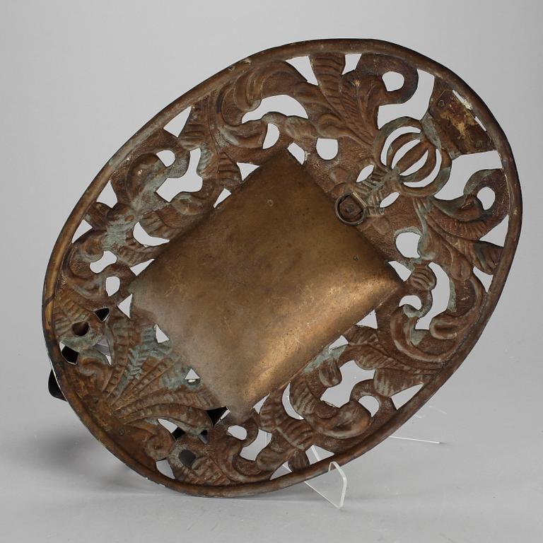 LJUSPLÅT, barockstil, sent 1800-tal.