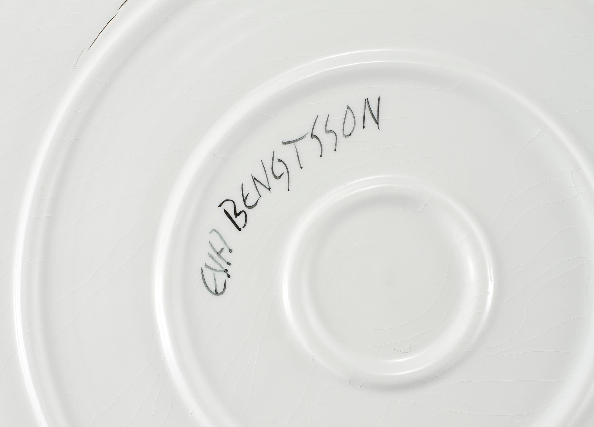 SKÅLFAT, stengods, Eva Bengtsson, Rörstrand, signerat.