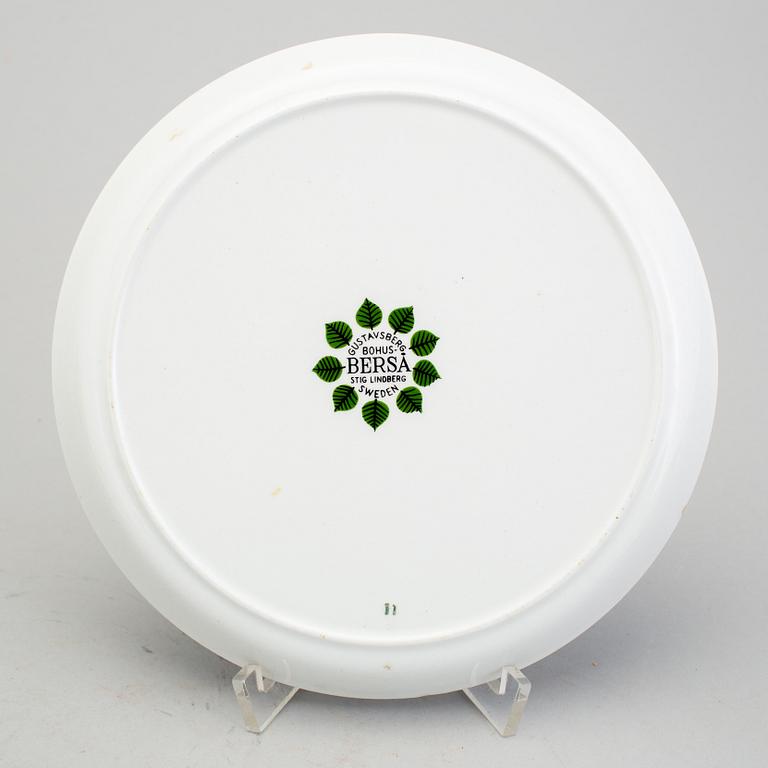 STIG LINDBERG, "Berså", 18 delar, kaffe och te-servis, porslin, Gustavsberg,