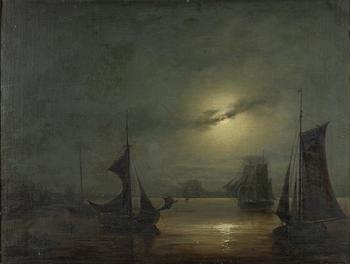 Marcus Larsson, Ships in moonlight.