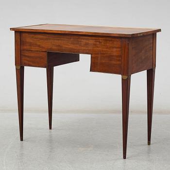 A Swedish late gustavian writing desk, late 18th century.