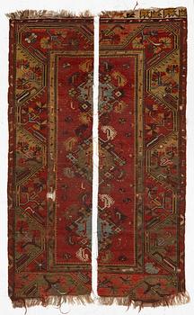 A fragment in two parts, antique Milas, Muğla Western Anatolia, c. 140 x 85 cm.