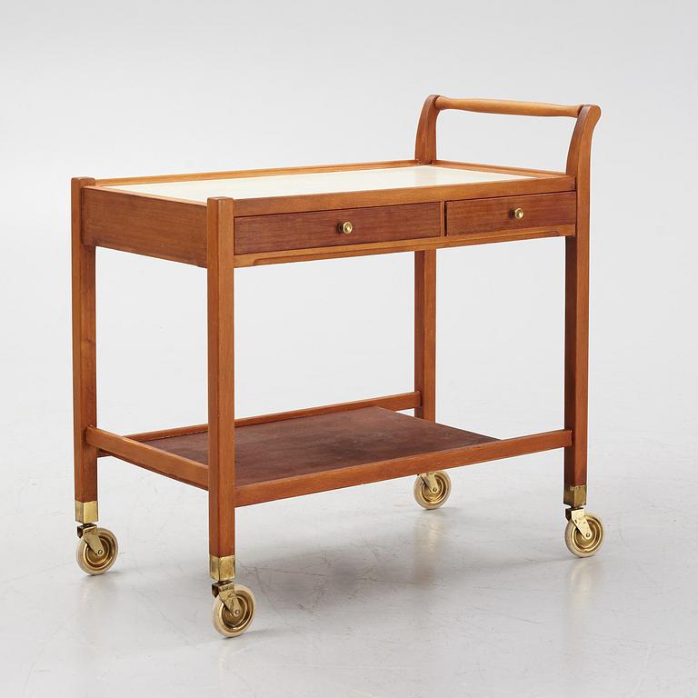 A Nordiska Kompaniet serving trolley, "Triva", 1949.