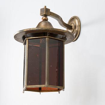 ELIEL SAARINEN, vägglampa, för Statens Järnvägar, Finland  1920-tal.